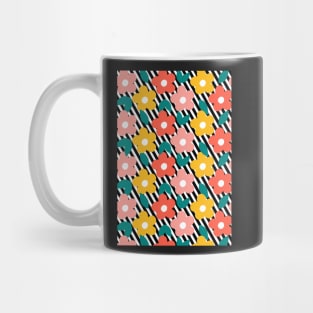 Ditsy Floral Stripey Mug